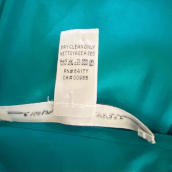 🚫SOLD🚫DVF Tasya Teal Silk Slip Dress - Picture 9 of 10